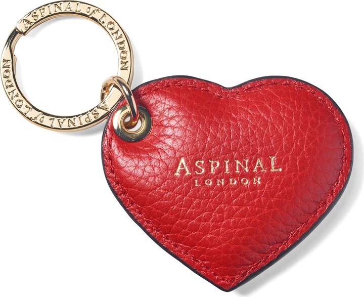 Aspinal of London Small Leather Heart Keyring ShopStyle