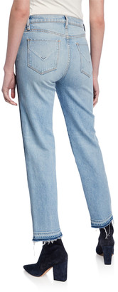 Hudson Holly High-Rise Crop Straight-Leg Jeans