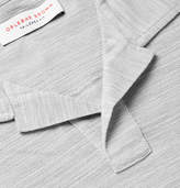Thumbnail for your product : Orlebar Brown Felix Melange Cotton-pique Polo Shirt - Gray