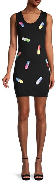 moschino pill dress