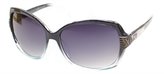 Thumbnail for your product : XOXO Slick Grey Blue Fashion Sunglasses Grey Gradient Lens