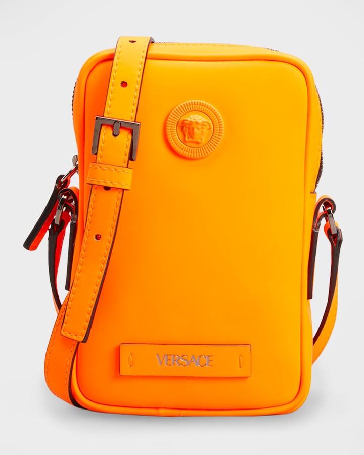 Versace Men's Tonal Medusa Logo Neon Crossbody Bag ShopStyle
