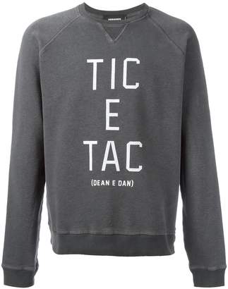 DSQUARED2 Tic E Tac sweatshirt