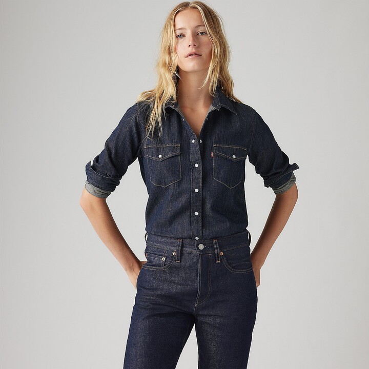 Levi's Iconic Western Linen+ Denim Shirt - Women's - Today's News