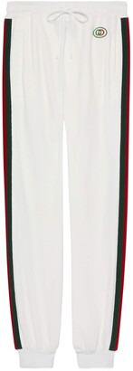 Gucci Cotton track bottoms with Web