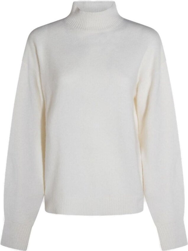 Malo Roll Neck Balloon-Sleeved Jumper