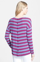 Thumbnail for your product : Gibson Stripe Button Back Tunic