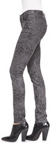 Thumbnail for your product : Current/Elliott Skinny Ankle Python-Print Pants