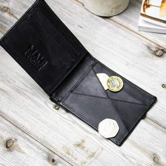 MAHI Leather - Classic Leather Wallet In Ebony Black