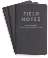Thumbnail for your product : Field Notes 'Pitch Black' Dot-Graph Memo Books (3-Pack)