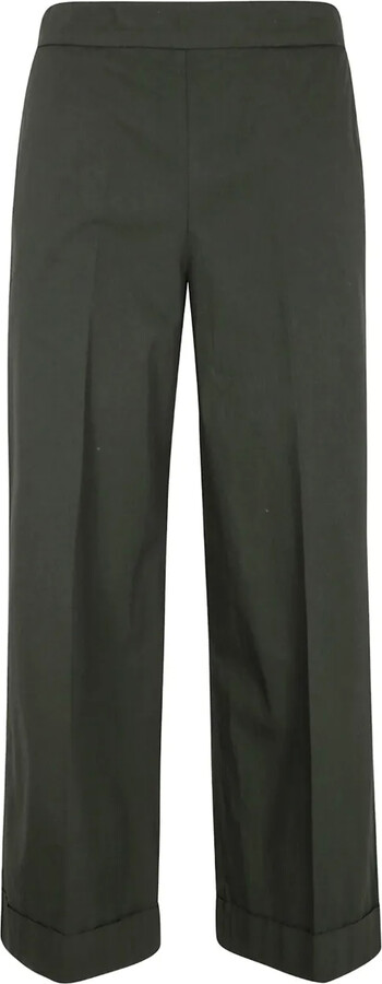 Kiltie Pleated-Detailing Trousers