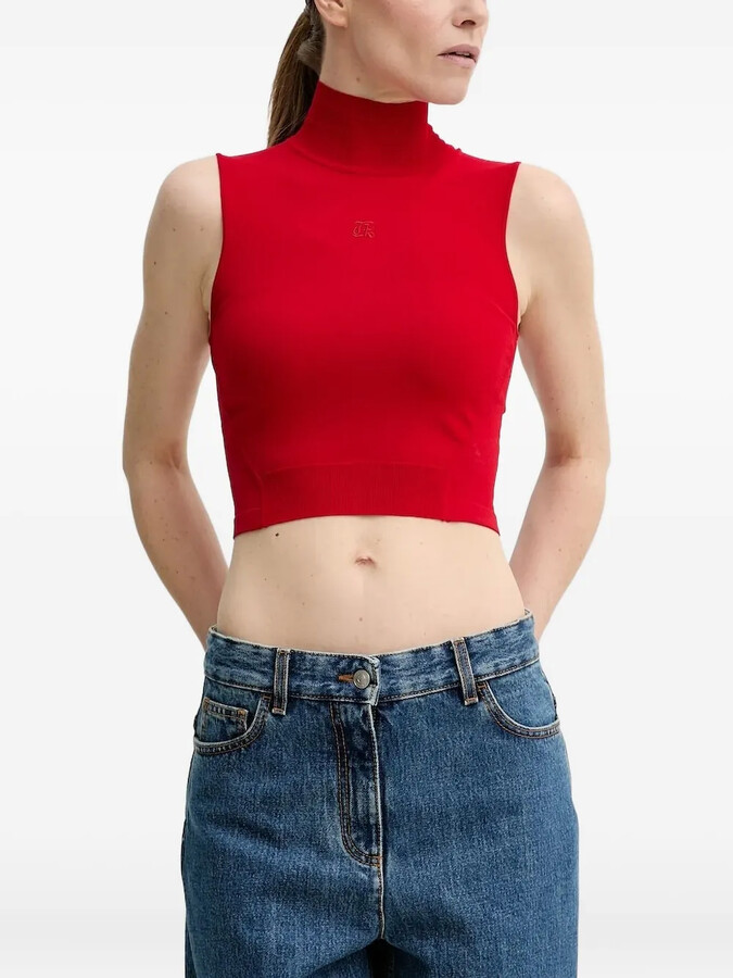 The Kooples High-Neck Sleeveless Top