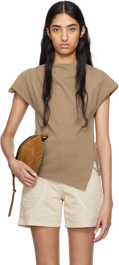 【送料&関税込】Isabel Marant Zola T-shirt In White Modal Isabel Marant Zola T-shirt In White Modal | italist, ALWAYS