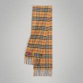 Thumbnail for your product : Burberry Childrens The Mini Classic Cashmere Scarf with Archive Logo