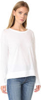 Thumbnail for your product : Vince Drop Shoulder Crew Neck Tee