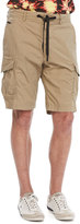 Thumbnail for your product : Diesel Overdyed Poplin Cargo Shorts, Tan