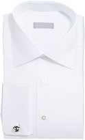 Thumbnail for your product : Stefano Ricci Basic French-Cuff Solid Dress Shirt, White