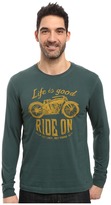 Thumbnail for your product : Life is Good Ride On Motorcycle Long Sleeve Crusher Tee Men's Long Sleeve Pullover