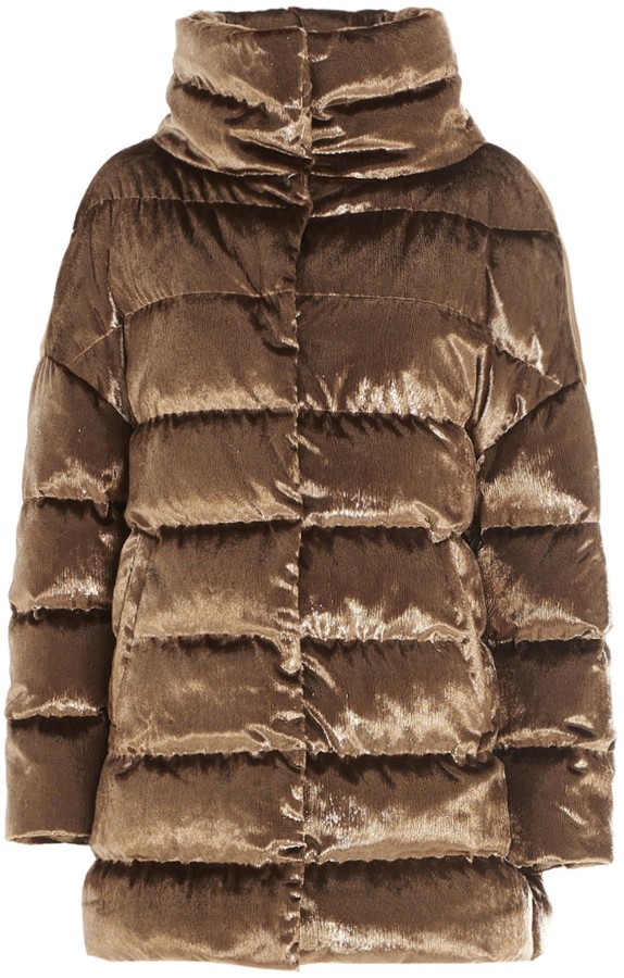 herno velvet puffer