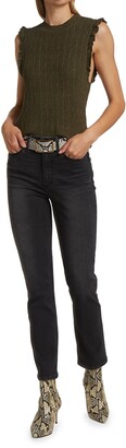 Paige Accent High-Rise Jeans