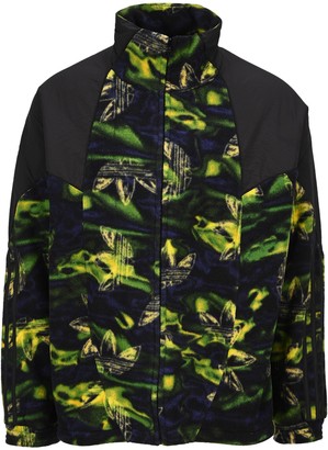adidas Big Trefoil Printed Polar Fleece Track Jacket - ShopStyle