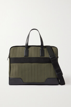 Rimowa Never Still Leather-trimmed Canvas Weekend Bag - Black
