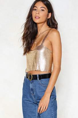 Nasty Gal I'm Coming Out Chainmail Top