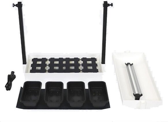 Sunblaster SunBlasterSL1600199T5HOMicroT5GrowLightGardenw/Reflector&4SeedlingTraysforFlower,Herbs,andVeggieSeedStartingorPlantPropagation