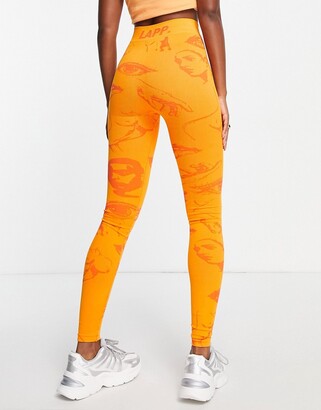 LAPP The Brand Faceless seamless leggings in orange - ShopStyle