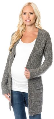 A Pea in the Pod Equipment Long Sleeve Open Front Maternity Sweater