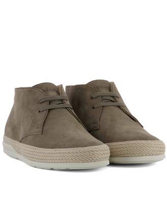 Hogan Brown Suede Ankle Boots