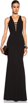 Thumbnail for your product : Mason by Michelle Mason Bar Strap Polyamide-Blend Gown in Black