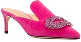 Thumbnail for your product : Giannico Crystal-Embellished Mules