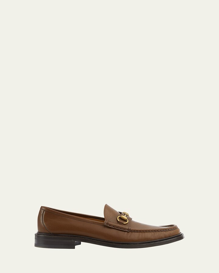 Gucci Men's Horsebit 1953 Leather Loafers
