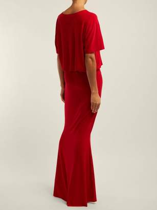 Norma Kamali Fishtail Maxi Dress - Womens - Red