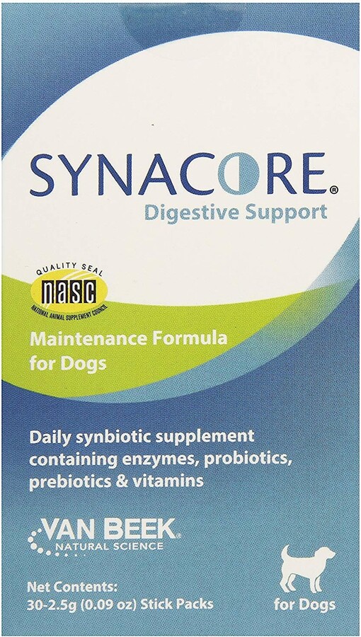 Van Beek Natural Science Synacore Digestive Support Dog Supplement, 30 count