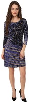 Thumbnail for your product : Nic+Zoe Petite Utopia Twist Dress Hand Painted Feather Knit