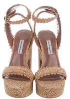 Thumbnail for your product : Tabitha Simmons Laser Cut Platform Sandals