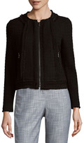 Thumbnail for your product : Rebecca Taylor Tweed Zip-Front Jacket