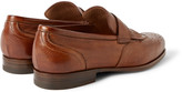 Thumbnail for your product : Santoni Aliseo Wingtip Leather Loafers