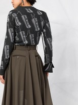 Thumbnail for your product : Sacai High-Low Asymmetric Skirt