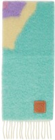 Thumbnail for your product : Loewe Multicolor Mohair Graphic Scarf