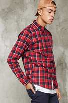Thumbnail for your product : Forever 21 Slim Fit Plaid Shirt