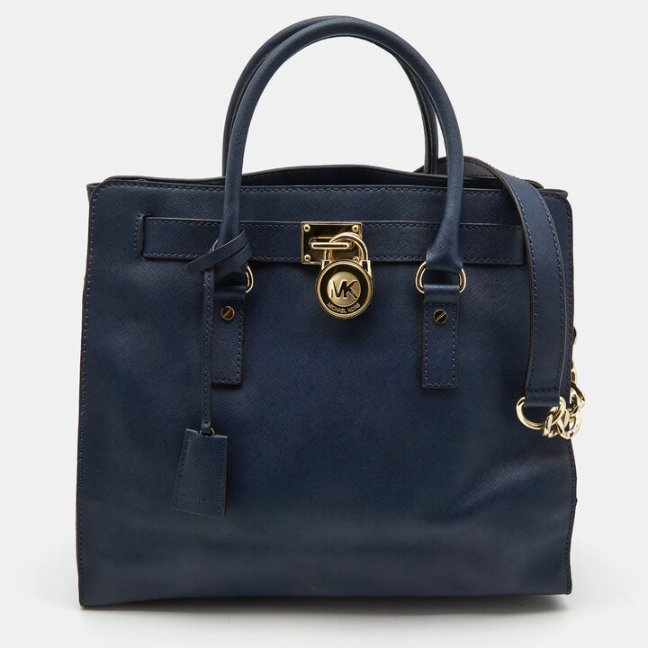 Pre-owned MICHAEL Michael Kors Blue Handbags | ShopStyle