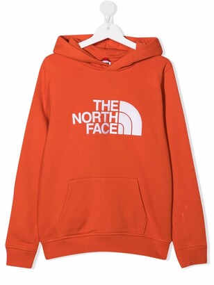 The North Face Kids TEEN embroidered logo hoodie