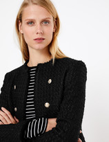 Thumbnail for your product : Marks and Spencer Tweed Textured Longline Blazer