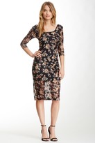 Thumbnail for your product : Hip Floral Print Lace Midi Dress
