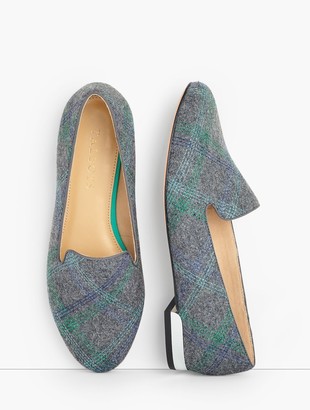 plaid loafers womens