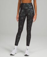 Thumbnail for your product : Lululemon Wunder Train High-Rise Tights 25" Foil