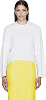 Thumbnail for your product : Thierry Mugler Cream Oversized Dropped Shoulder Sweater